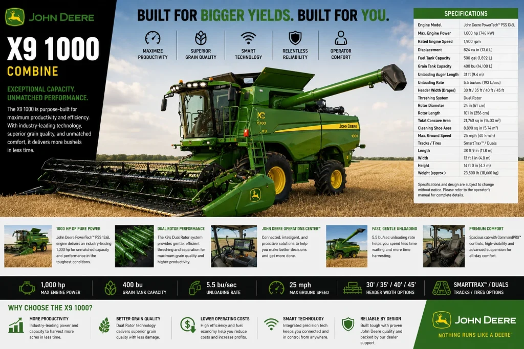 X9 1000 Combine