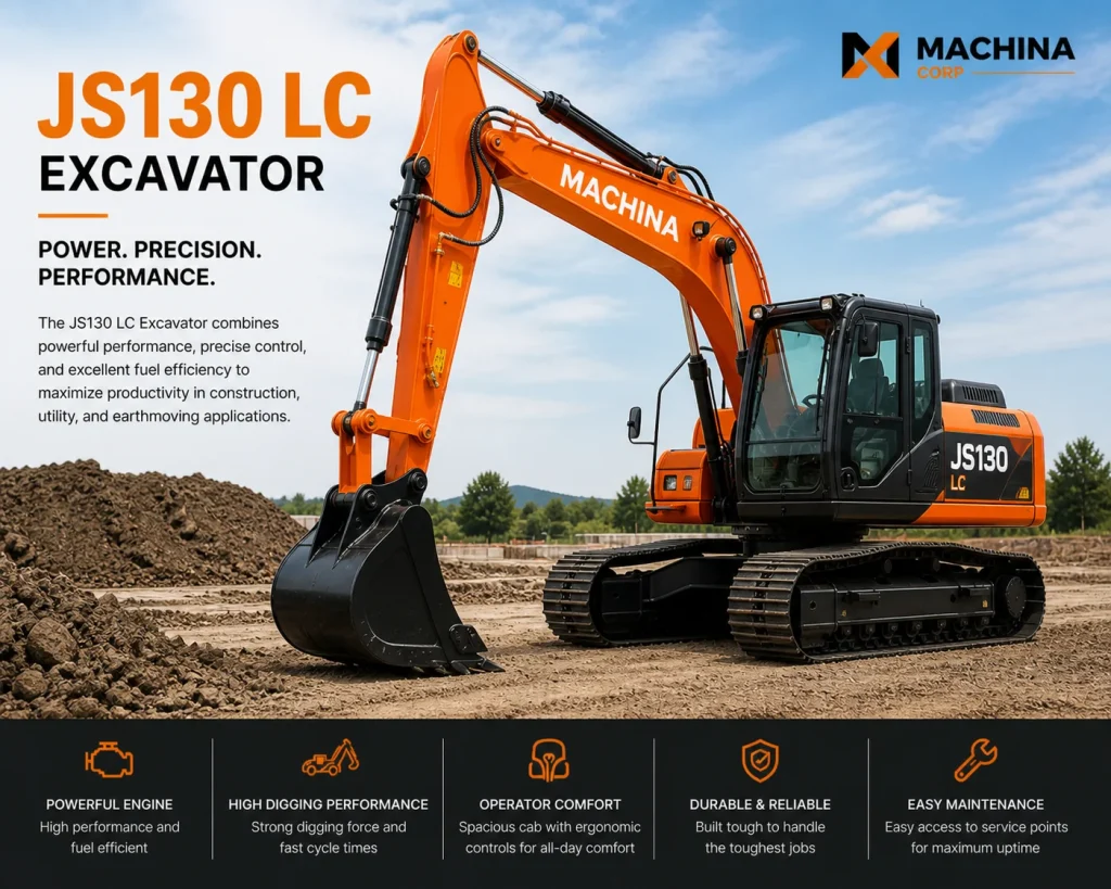 JS130 LC Excavator
