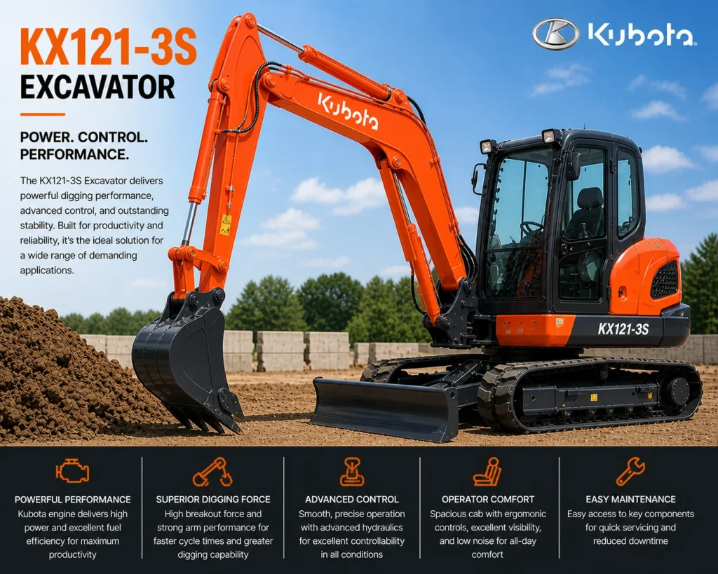 KX121-3S Excavator