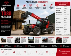 MF TD80 Telehandler